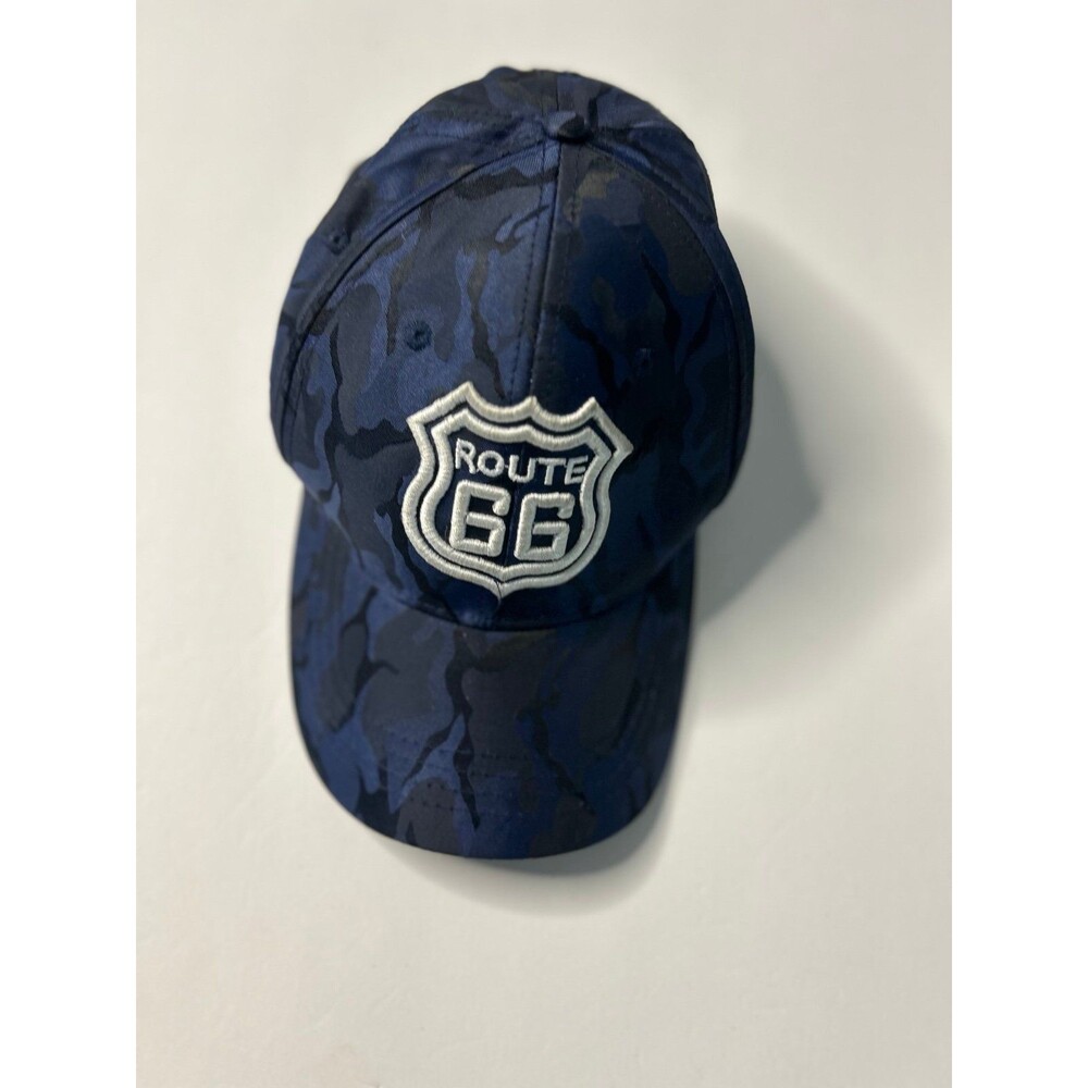 Vintage Navy Camouflage Hat Route 66